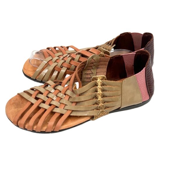 Kunitz Leaher Sandals - Picture 2 of 6